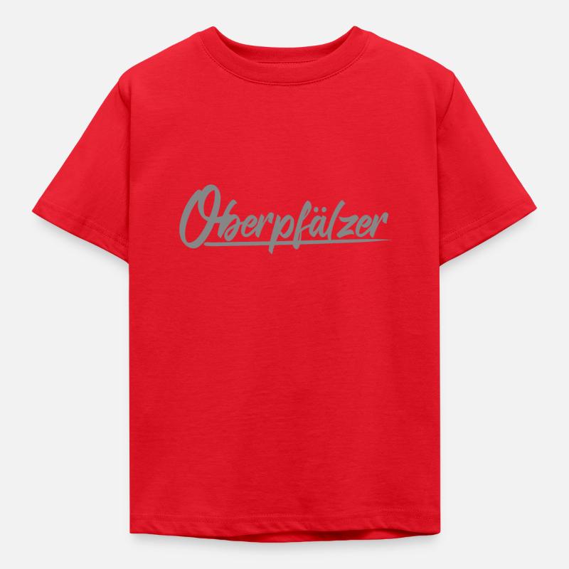 Cooles Oberpfälzer Motiv Shirt Pullover Spruch - Kinder T-Shirt - Rot