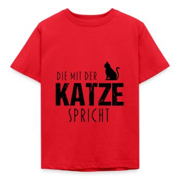 Parler au chat - T-shirt Enfant - rouge - Devant - AI Model Kid Male (0cm)