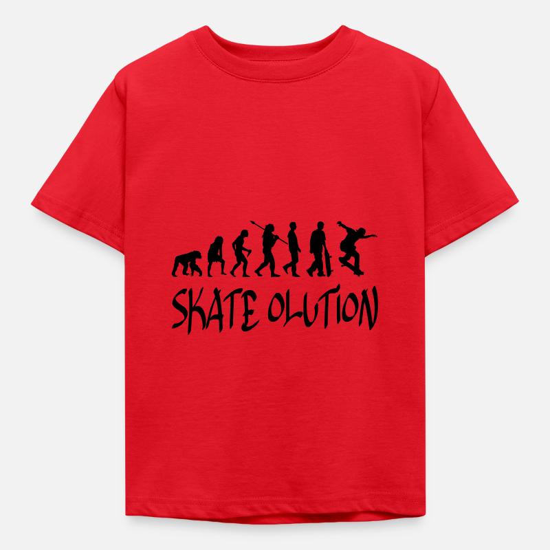 OLUZIONE SKATE - Maglietta per bambini - rosso