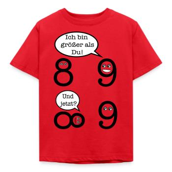 Mathematics Joke - Kids' T-Shirt - red - Front - AI Model Kid Male (0cm)
