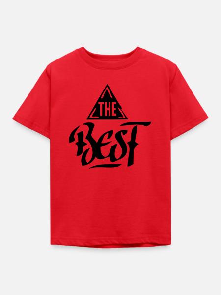 the best - Kinder T-Shirt - Rot