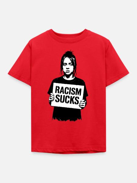 Racism Sucks - Kinder T-Shirt - Rot