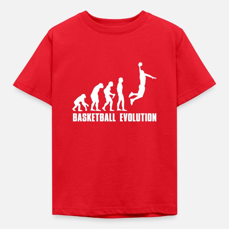 Evolution Basket Dunk - T-shirt Enfant - rouge
