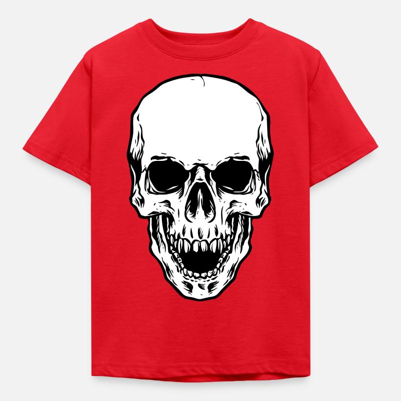 Crâne - T-shirt Enfant - rouge