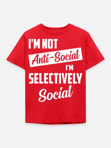 lustiges Zitat - Kinder T-Shirt - Rot