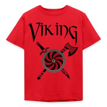 Vikings Viking - T-shirt Enfant - rouge - Devant - AI Model Kid Male (0cm)