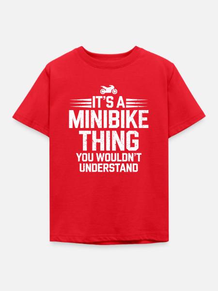 Faszination Minibike - Kinder T-Shirt - Rot