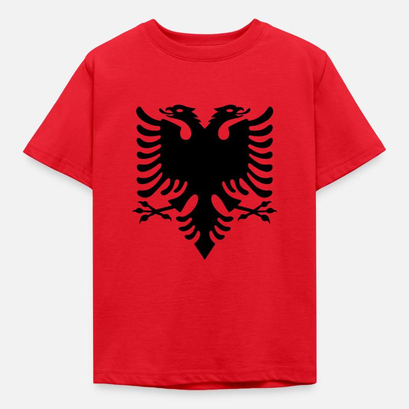 black albanian eagle Eagle - Kids' T-Shirt - red