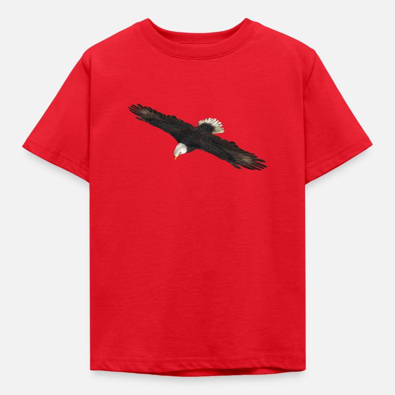 White-tailed Eagle - Kids' T-Shirt - red