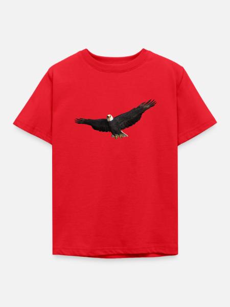 Seeadler Greifvogel Adler - Kinder T-Shirt - Rot