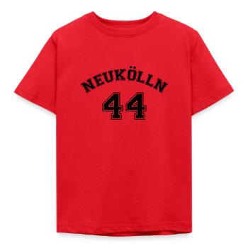 Neukölln 44 Berlin District Nostalgia Design - Kids' T-Shirt - red - Front - AI Model Kid Male (0cm)