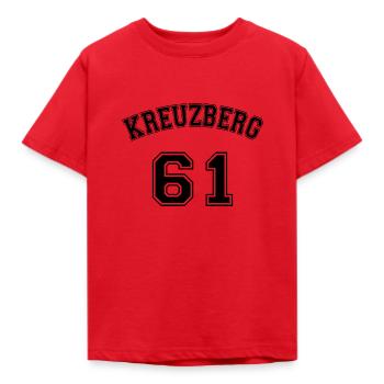 Kreuzberg 61 Berliner Bezirk Nostalgie Design - T-shirt Enfant - rouge - Devant - AI Model Kid Male (0cm)