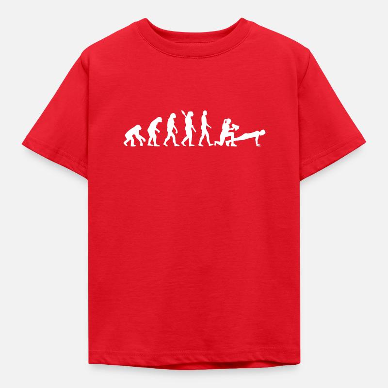 Fitnesstrainerin - Kinder T-Shirt - Rot