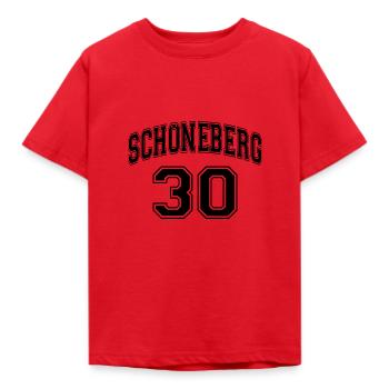 SCHÖNEBERG 30 Nostalgia Design Berlin District Zip Code - Kids' T-Shirt - red - Front - AI Model Kid Male (0cm)