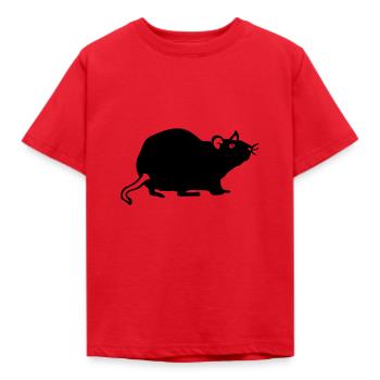 rat - Kids' T-Shirt - red - Front - AI Model Kid Male (0cm)