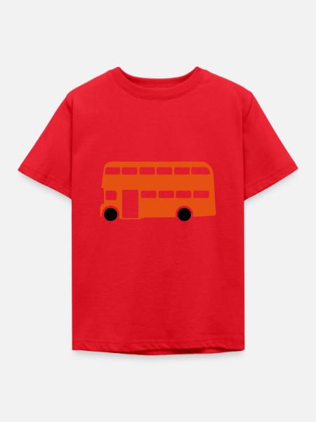 bus englisch englisch 1 - Kinder T-Shirt - Rot