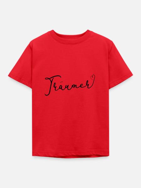 Träumer - Kinder T-Shirt - Rot
