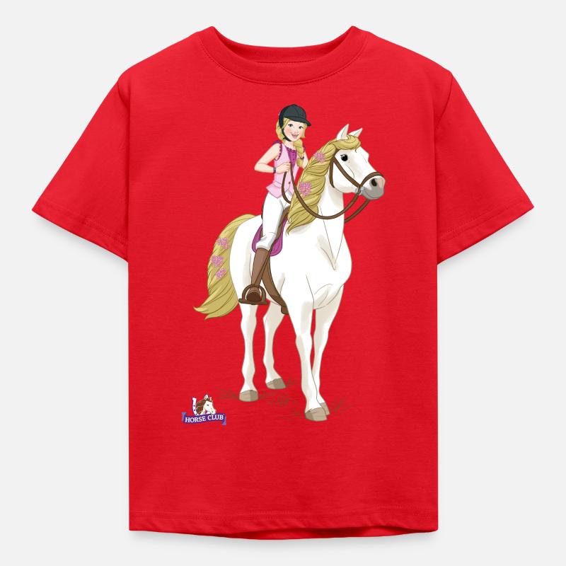Schleich Horse Club Sofia & Blossom Pose - Maglietta per bambini - rosso