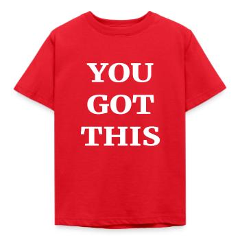 Du hast das verstanden - Kinder T-Shirt - Rot - Vorne - AI Model Kid Male (0cm)