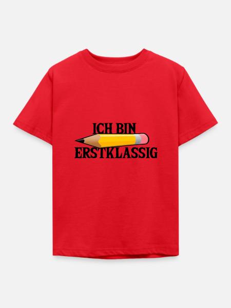 Einschulung - Kinder T-Shirt - Rot