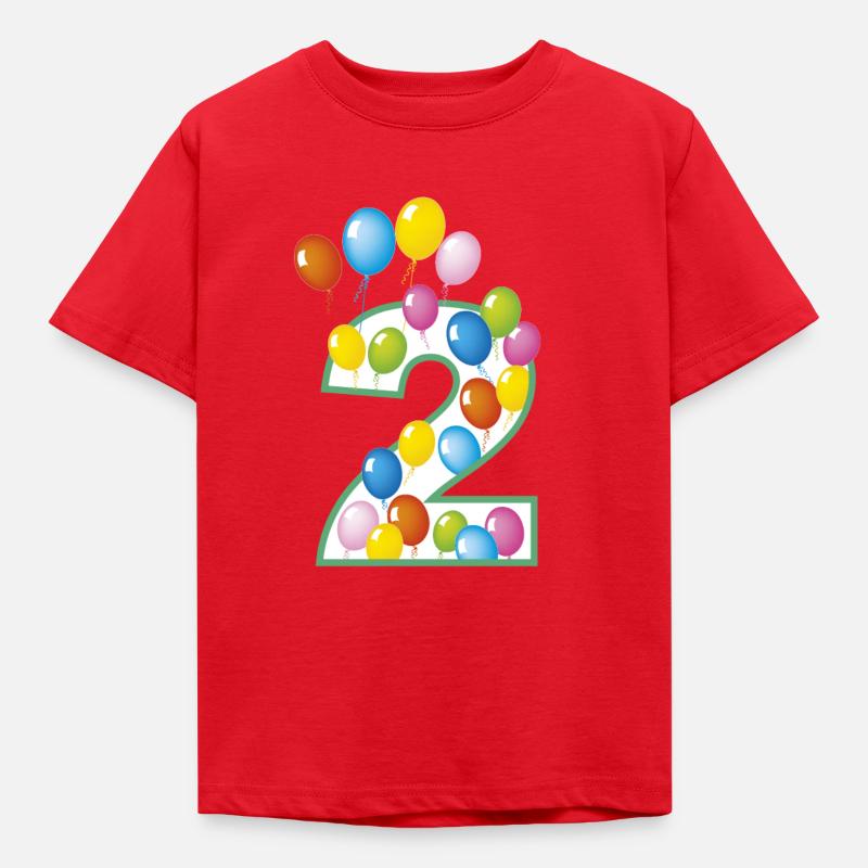 2 secondes anniversaire - T-shirt Enfant - rouge