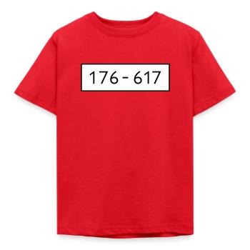 Panzerknacker 6 Nummern Gruppenkostüme Fasching - Kinder T-Shirt - Rot - Vorne - AI Model Kid Male (0cm)