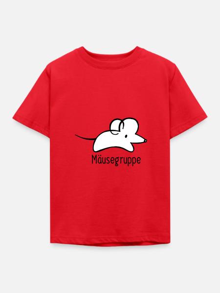 Mäusegruppe - Kinder T-Shirt - Rot