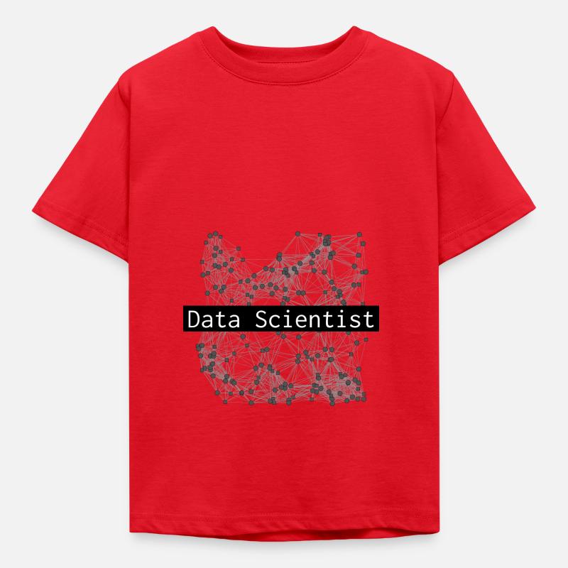 Data Scientist - Kinder T-Shirt - Rot
