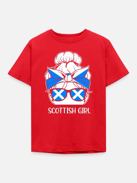 Schottland Schotten Schottisch Schotte - Kinder T-Shirt - Rot