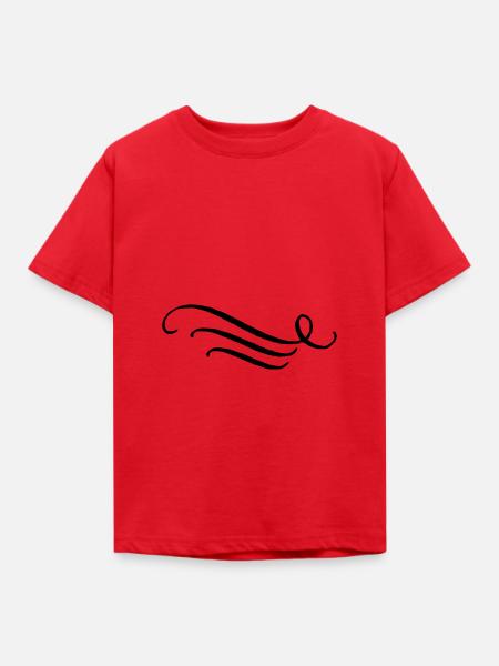 Dekoration - Kinder T-Shirt - Rot