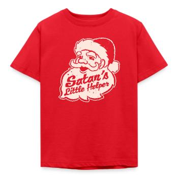 Little Helper - Kids' T-Shirt - red - Front - AI Model Kid Male (0cm)