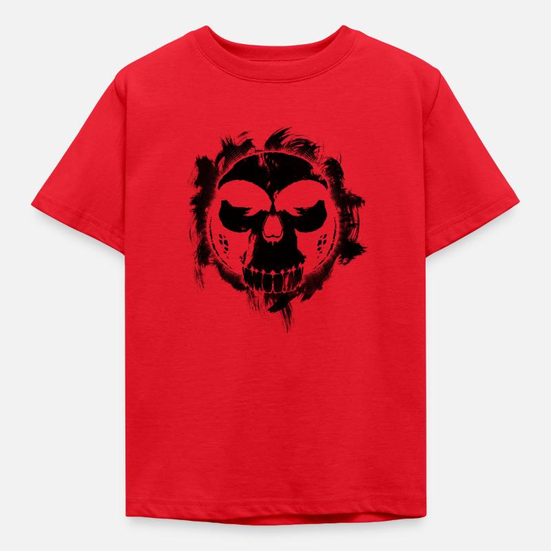 Kranich Affe - Kinder T-Shirt - Rot