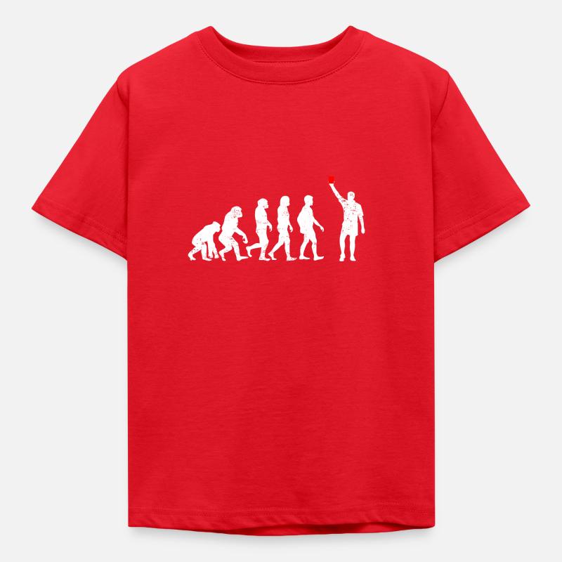 Evolution Referee - Kinder T-Shirt - Rot