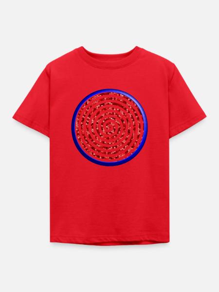 Kreis - Kinder T-Shirt - Rot