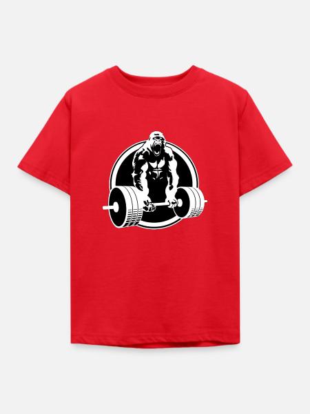 cooles Design - Kinder T-Shirt - Rot