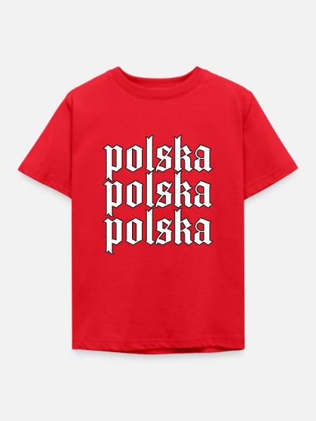 Polska - Kinder T-Shirt - Rot
