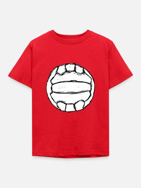 Fußball Retro - Kinder T-Shirt - Rot