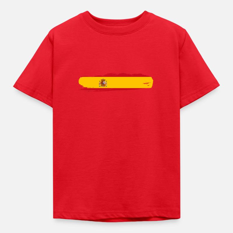 Spanien - Kinder T-Shirt - Rot
