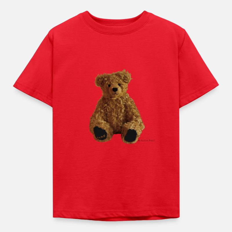 Teddybär - Kinder T-Shirt - Rot