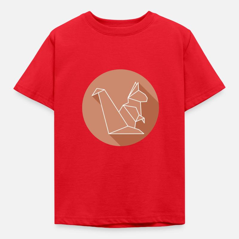 eichhöhrnchen - Kinder T-Shirt - Rot