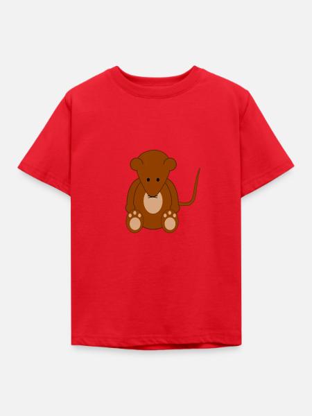 Mausebär - Kinder T-Shirt - Rot