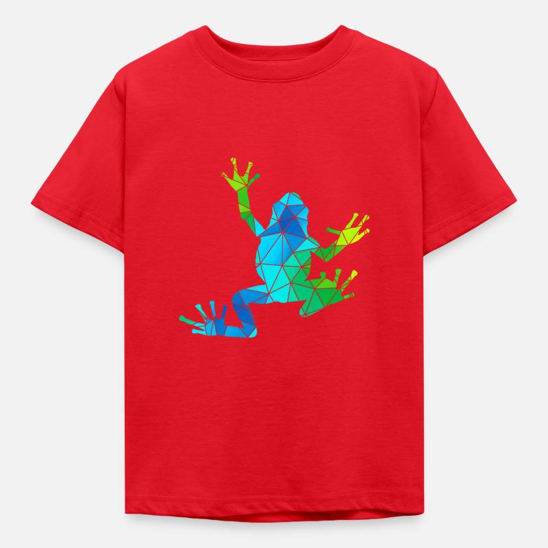 Frosch - Kinder T-Shirt - Rot