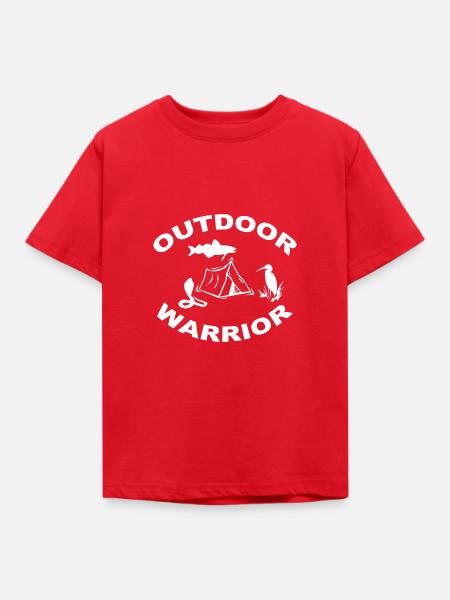 Outdoor - Kinder T-Shirt - Rot