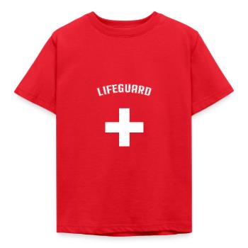 surveillant de baignade - T-shirt Enfant - rouge - Devant - AI Model Kid Male (0cm)