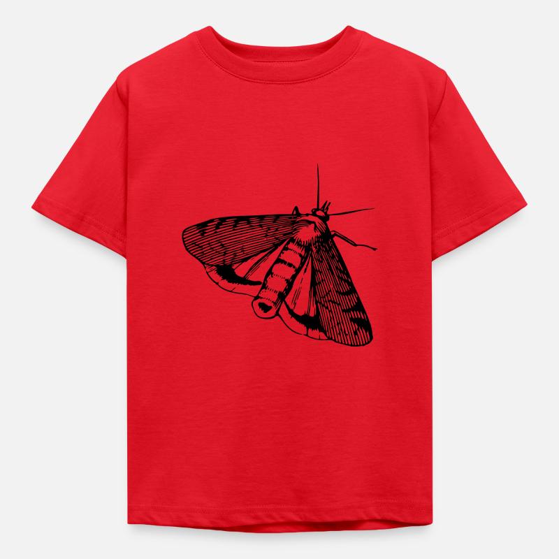 Papillon, papillon, insecte - T-shirt Enfant - rouge
