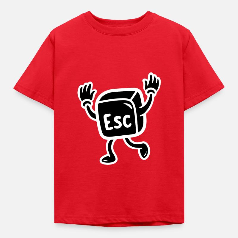 Échapper à nerd - T-shirt Enfant - rouge