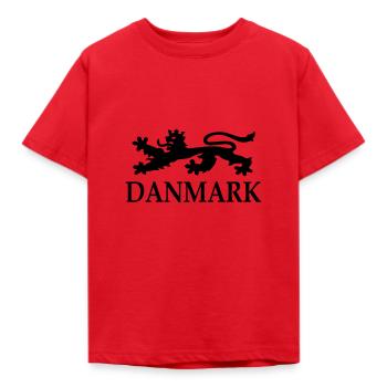 Danmark - Kinder T-Shirt - Rot - Vorne - AI Model Kid Male (0cm)