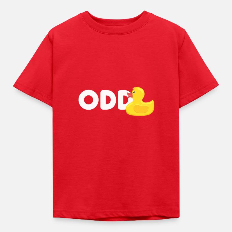 Odd Duck (Vreemde Eend) - Kids' T-Shirt - red