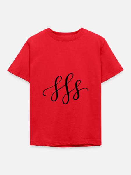 Dekoration - Kinder T-Shirt - Rot