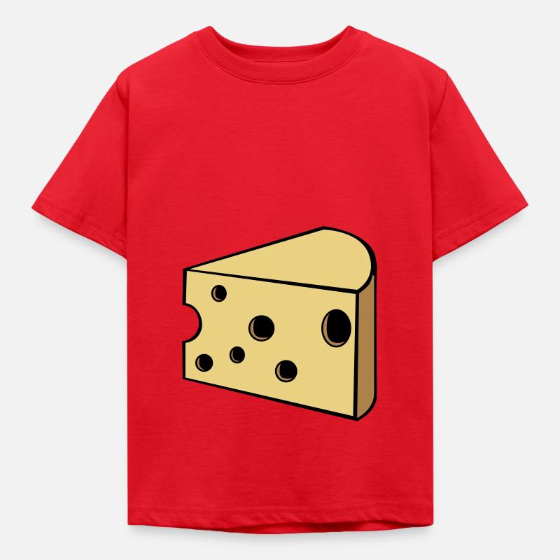 cheese - Kids' T-Shirt - red